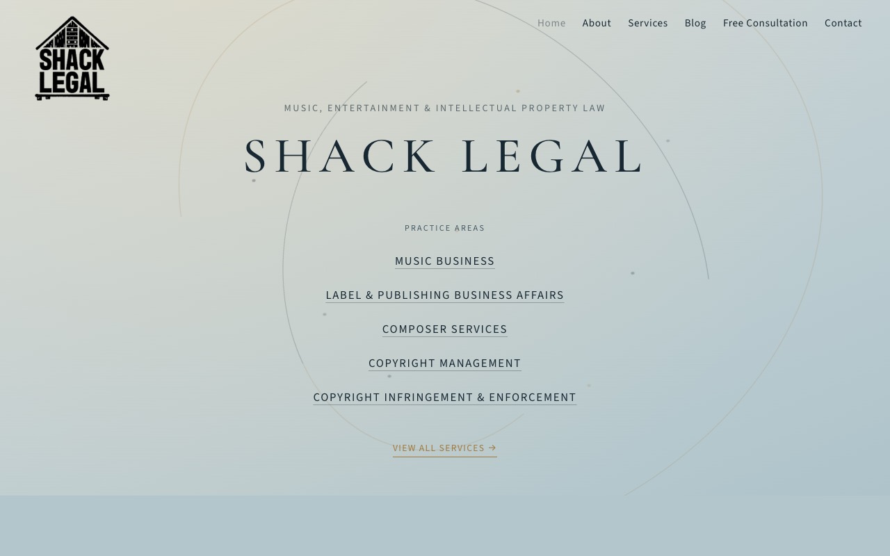 Shack Legal — music, entertainment & IP law firm